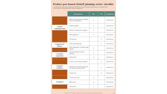 Product Release Initial Planning Playbook Template