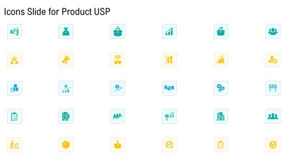 Product USP Icons Slide For Product USP Ppt Portfolio