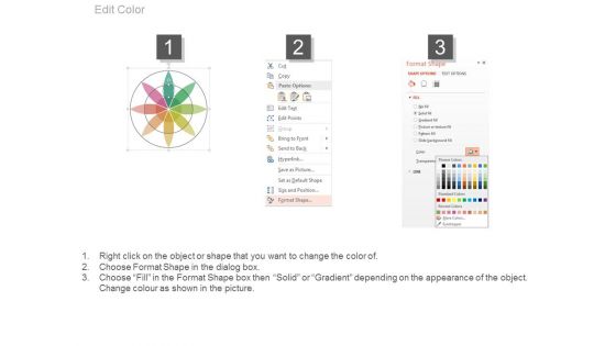 Product Usage Depth And Breadth Flower Petal Ppt Slides