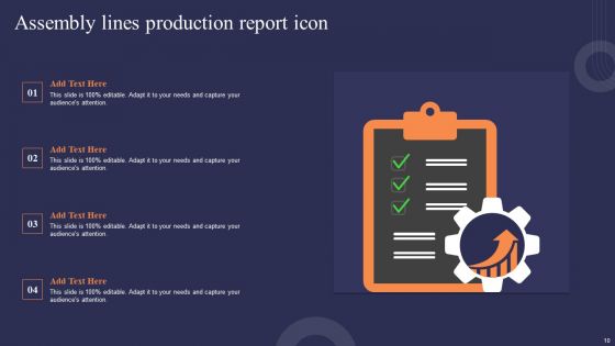 Production And Assembly Report Ppt PowerPoint Presentation Complete Deck With Slides