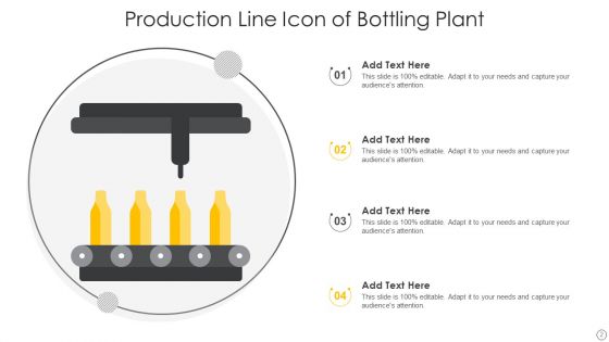 Production Line Icon Ppt PowerPoint Presentation Complete Deck With Slides