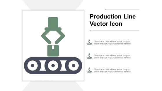 Production Line Vector Icon Ppt PowerPoint Presentation Portfolio Maker