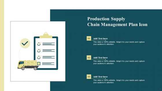 Production Supply Chain Management Ppt PowerPoint Presentation Complete Deck With Slides