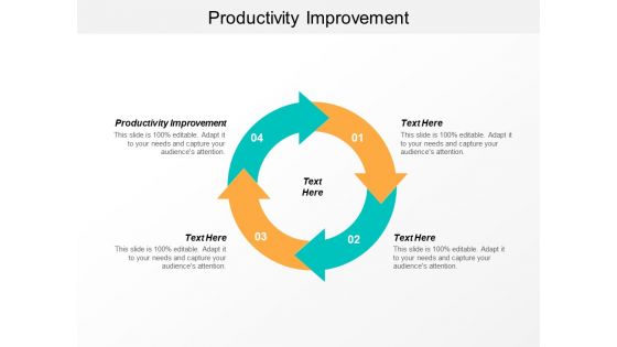 Productivity Improvement Ppt PowerPoint Presentation Professional Example Cpb