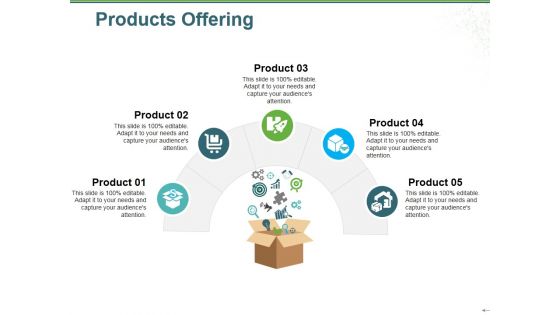 Products Offering Ppt PowerPoint Presentation Icon Graphics Design