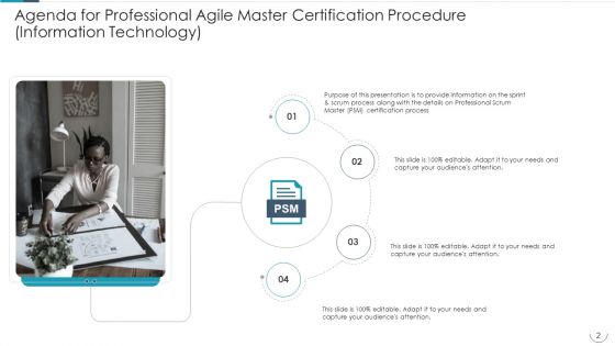 Professional Agile Master Certification Procedure Information Technology Ppt PowerPoint Presentation Complete Deck With Slides