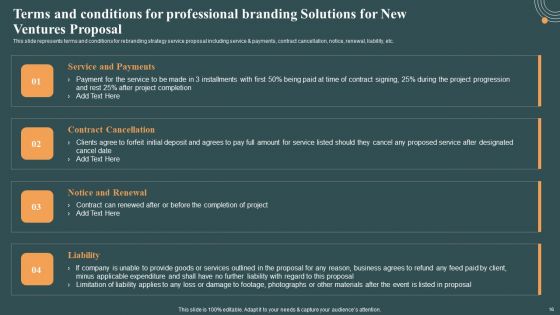 Professional Branding Solutions For New Ventures Proposal Ppt PowerPoint Presentation Complete Deck With Slides