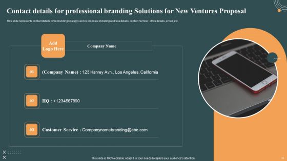 Professional Branding Solutions For New Ventures Proposal Ppt PowerPoint Presentation Complete Deck With Slides