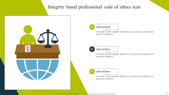 Professional Code Of Ethics Ppt PowerPoint Presentation Complete Deck With Slides