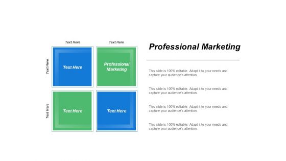 Professional Marketing Ppt PowerPoint Presentation Infographic Template Example Topics Cpb