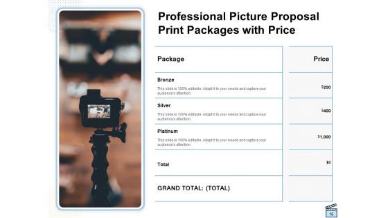 Professional Picture Proposal Ppt PowerPoint Presentation Complete Deck With Slides