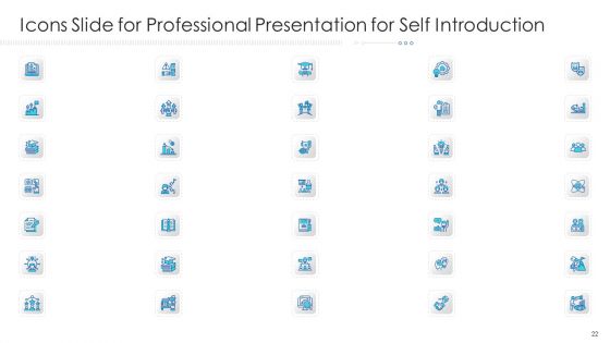 Professional Presentation For Self Introduction Ppt PowerPoint Presentation Complete With Slides