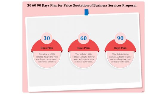 Professional Price Quotation Service Proposal Ppt PowerPoint Presentation Complete Deck With Slides