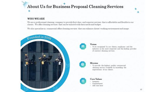 Professional Sanitation Solutions Proposal Ppt PowerPoint Presentation Complete Deck With Slides