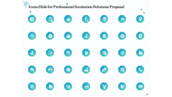 Professional Sanitation Solutions Proposal Ppt PowerPoint Presentation Complete Deck With Slides