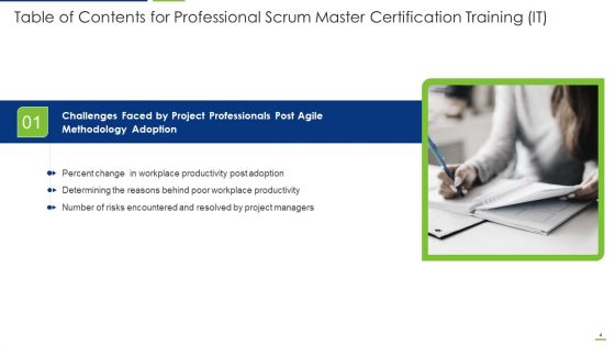 Professional Scrum Master Certification Training IT Ppt PowerPoint Presentation Complete Deck With Slides