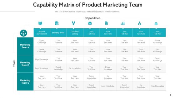 Proficiency Matrix Marketing Skills Ppt PowerPoint Presentation Complete Deck With Slides