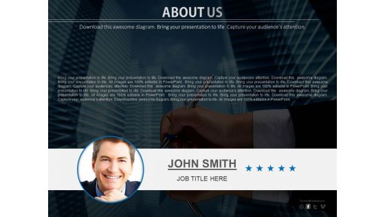 Profile Of Company Director Powerpoint Slides