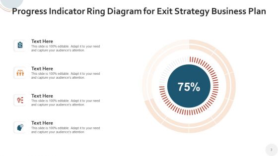 Progress Indicator Ring Ppt PowerPoint Presentation Complete Deck With Slides