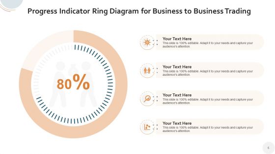 Progress Indicator Ring Ppt PowerPoint Presentation Complete Deck With Slides