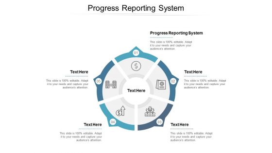 Progress Reporting System Ppt PowerPoint Presentation Outline Example File Cpb