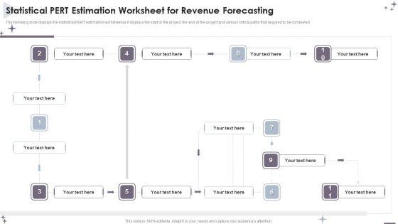 Project Administration Bundle Statistical PERT Estimation Worksheet For Revenue Forecasting Graphics PDF