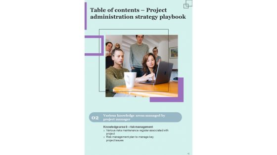Project Administration Strategy Playbook Template