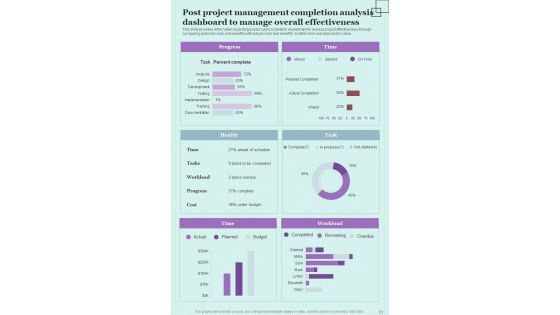 Project Administration Strategy Playbook Template