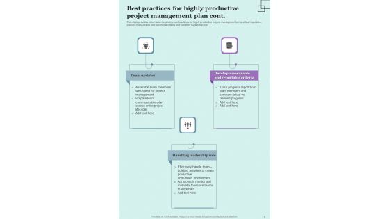 Project Administration Strategy Playbook Template