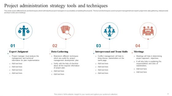 Project Administration Strategy Ppt PowerPoint Presentation Complete Deck With Slides