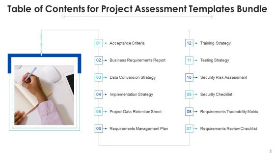 Project Assessment Templates Bundle Ppt PowerPoint Presentation Complete Deck With Slides
