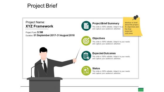 Project Brief Ppt PowerPoint Presentation Inspiration Example Topics
