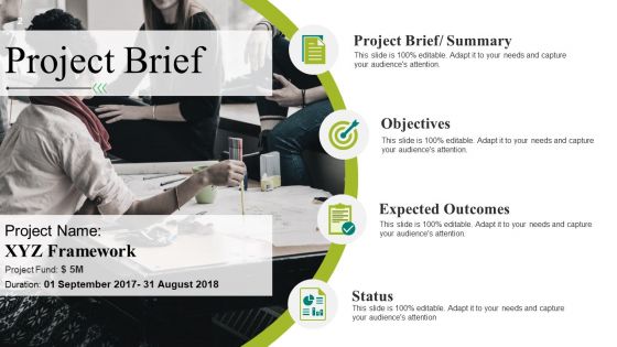 Project Brief Summary Ppt PowerPoint Presentation Complete Deck With Slides