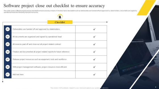 Project Close Out Checklist Ppt PowerPoint Presentation Complete With Slides