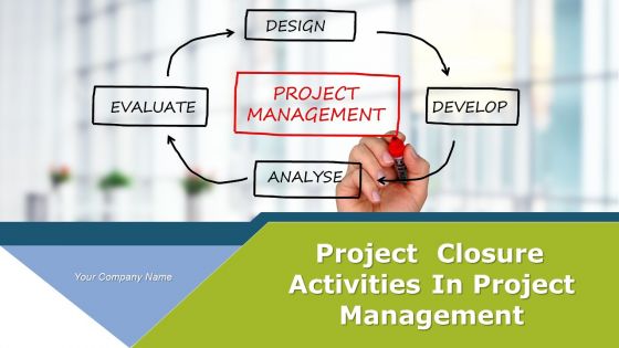 Project Closure Activities In Project Management Ppt PowerPoint Presentation Complete Deck With Slides