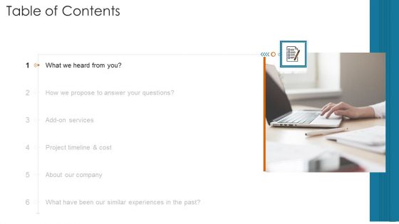 Project Consultation Services Proposal PPT Slides Icons PDF