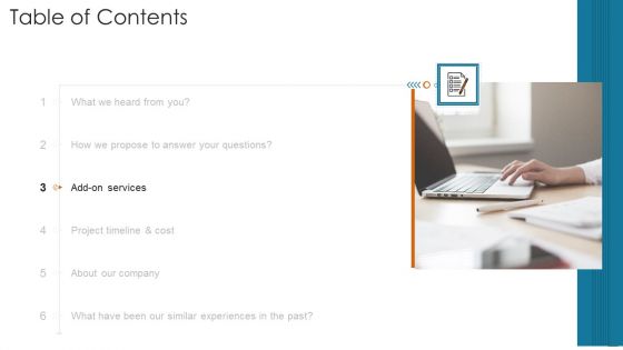 Project Consultation Services Proposal PPT Slides Icons PDF