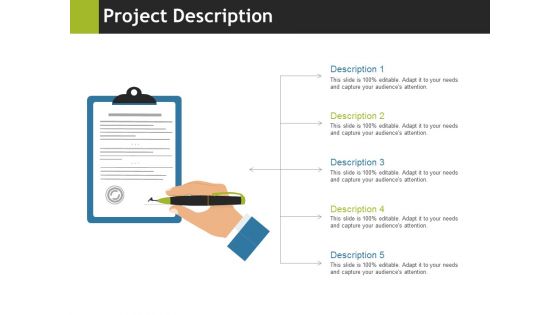Project Description Ppt PowerPoint Presentation Gallery Brochure