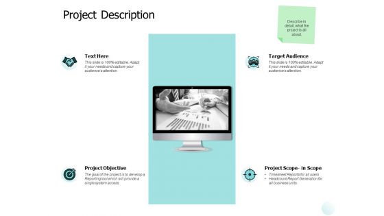 Project Description Ppt PowerPoint Presentation Gallery Graphics Tutorials