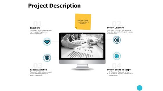 Project Description Target Audience Ppt PowerPoint Presentation Outline Graphics Tutorials