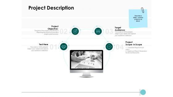 Project Description Target Audience Ppt PowerPoint Presentation Outline Microsoft