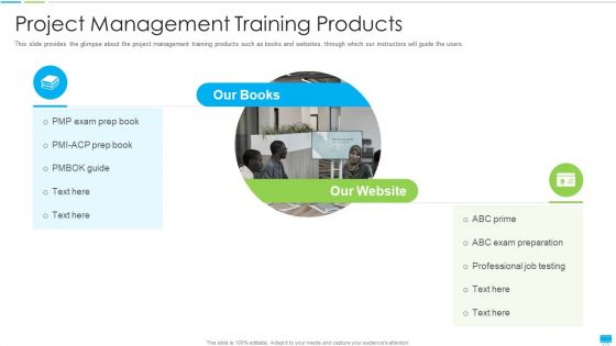 Project Management Coaching IT Project Management Training Products Portrait PDF