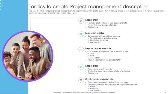 Project Management Description Ppt PowerPoint Presentation Complete Deck With Slides