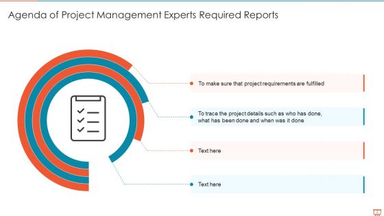Project Management Experts Required Reports Ppt PowerPoint Presentation Complete Deck With Slides