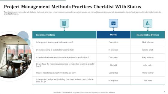 Project Management Methods Ppt PowerPoint Presentation Complete With Slides