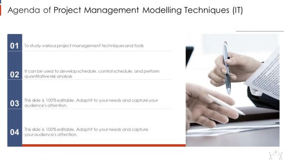 Project Management Modelling Techniques IT Ppt PowerPoint Presentation Complete Deck With Slides