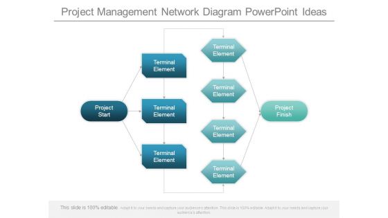 Project Management Network Diagram Powerpoint Ideas