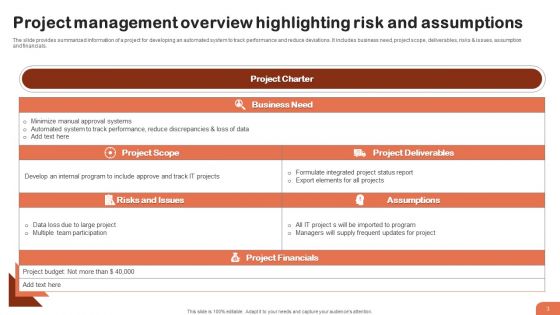 Project Management Overview Ppt PowerPoint Presentation Complete Deck With Slides