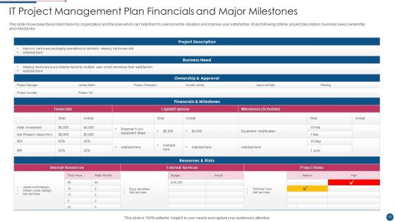 Project Management Plan Ppt PowerPoint Presentation Complete With Slides