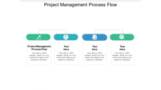 Project Management Process Flow Ppt PowerPoint Presentation Pictures Example Cpb